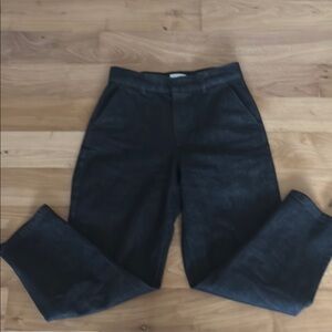 Sunspel dark wash jeans, trouser style